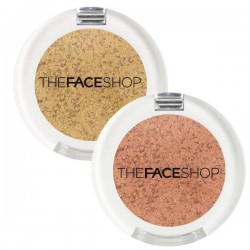 Тени для век, The Face Shop (Фейсшоп) 1.8 г Блестящие запеченые одинарные OR01 Оранжевая подпись